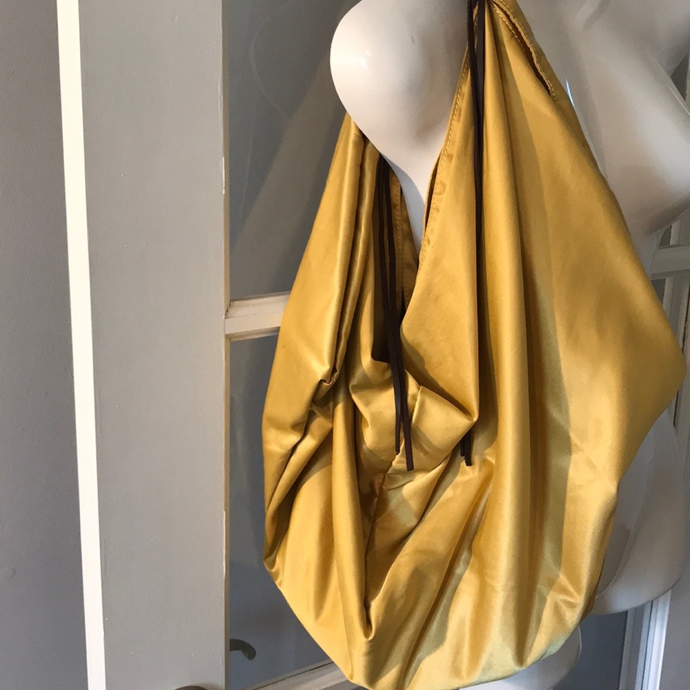 MONSERAT DeLUCCA "slouchy fortune cookie handbag